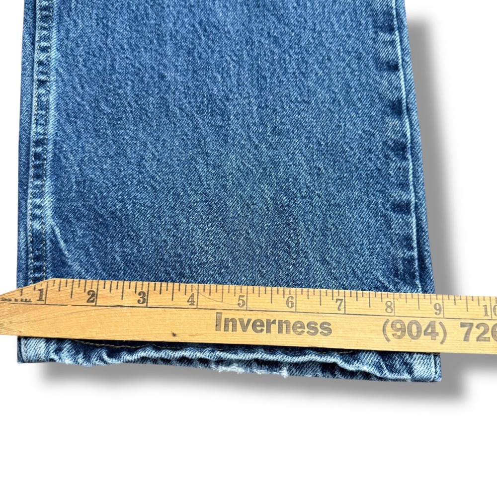 Wrangler Men's Regular Fit Premium Quality Blue Denim Jeans 44x30 - Picture 10 of 13